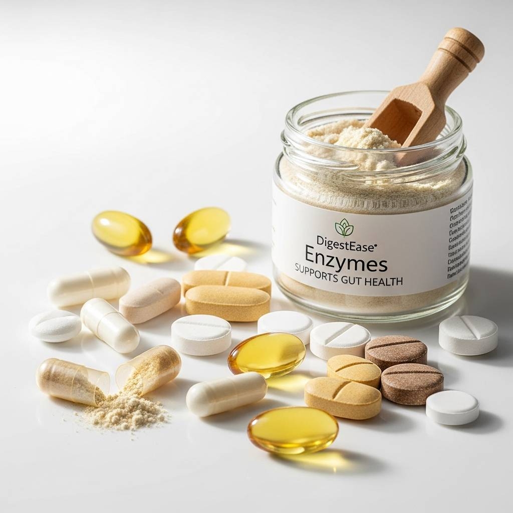 The Science and Applications of Digestive Enzyme Supplements: From Manufacturing to Health Benefits
